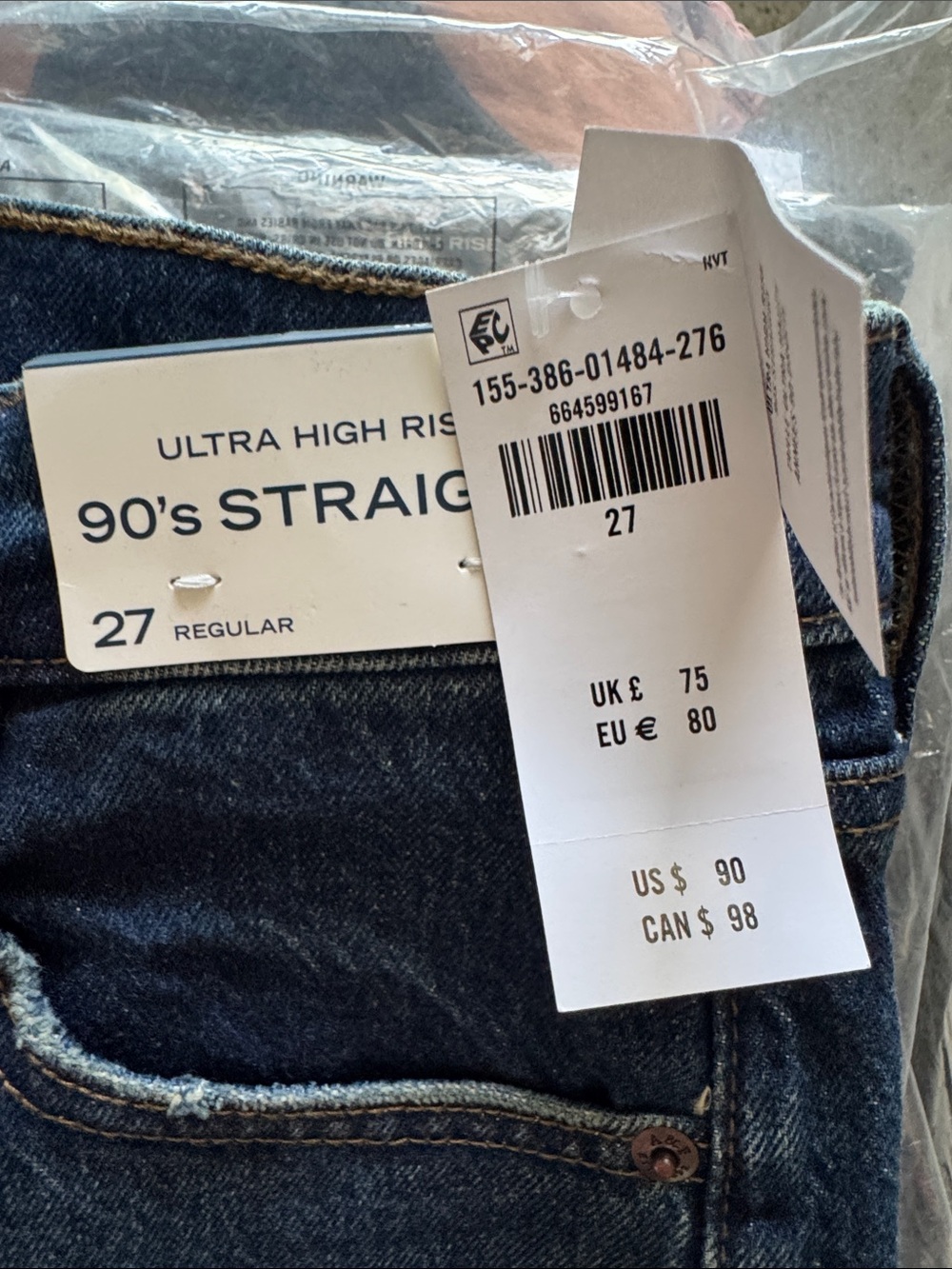 Ultra High Rise 90s Straight Jeans